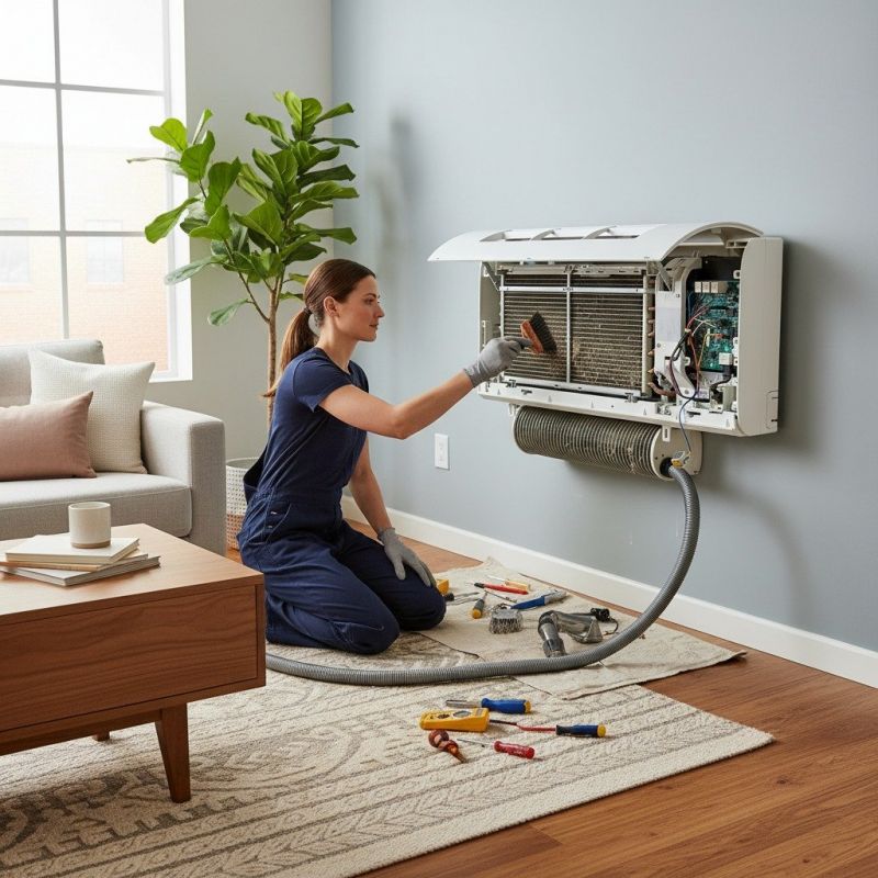 Local Split Ac Unit Installation pros at work